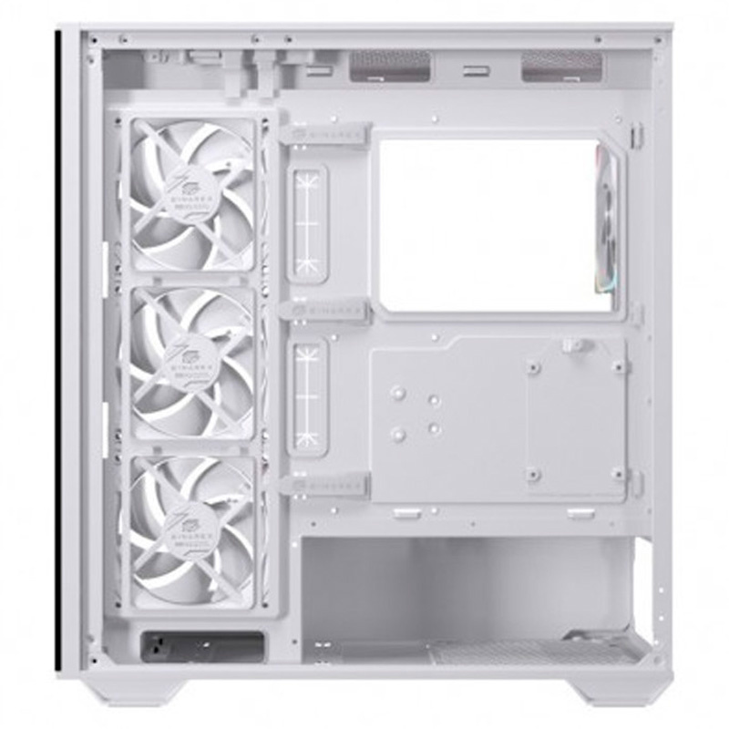 Caja/Torre Einarex Prisma S700 RGB Cristal Templado Blanca