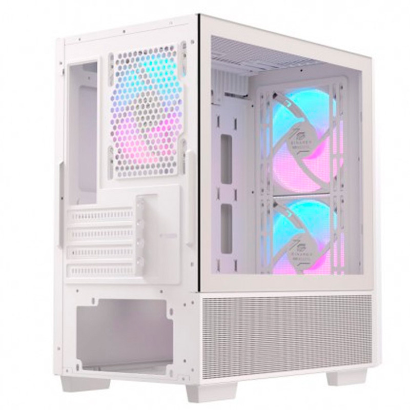 Caja/Torre Einarex Pulse PM150 Gaming RGB Blanca
