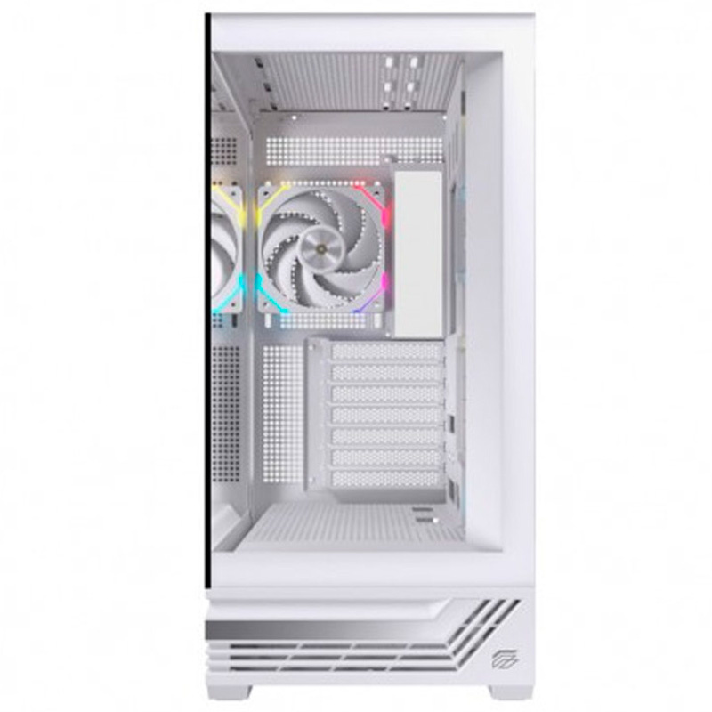 Caja/Torre Einarex Prisma S800 RGB Cristal Templado Blanca
