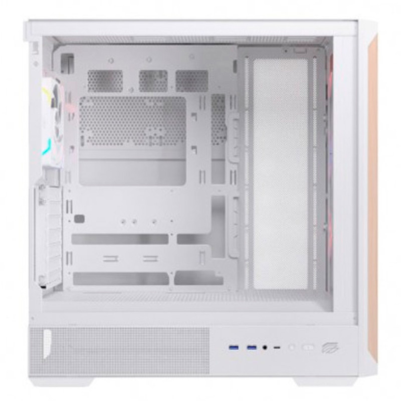 Caja/Torre Einarex Pulse P800 RGB Cristal Templado Blanca