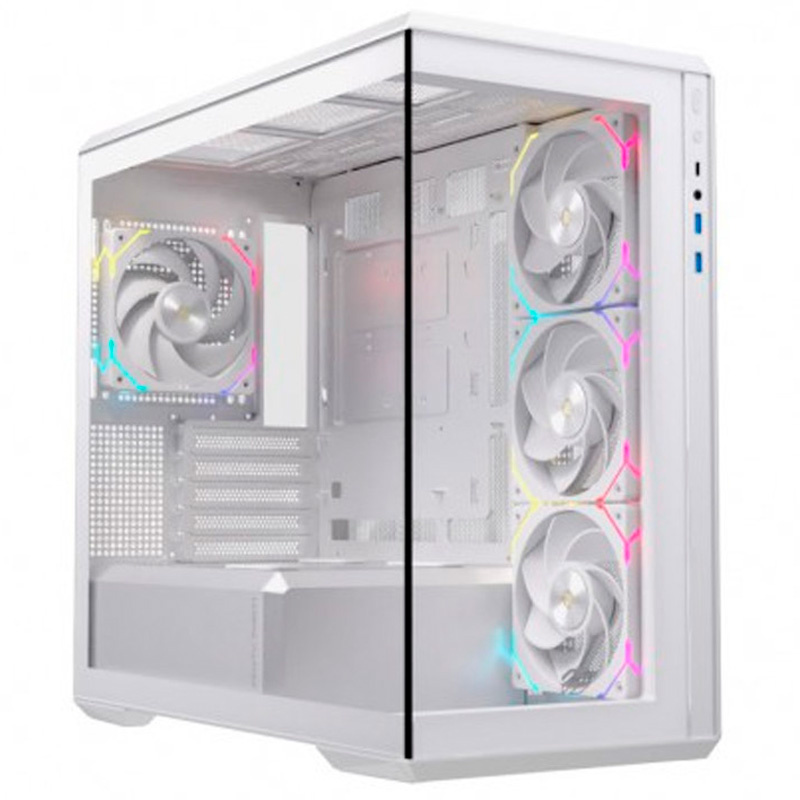 Caja/Torre Einarex Zenith ZM800 RGB Cristal Templado Blanca