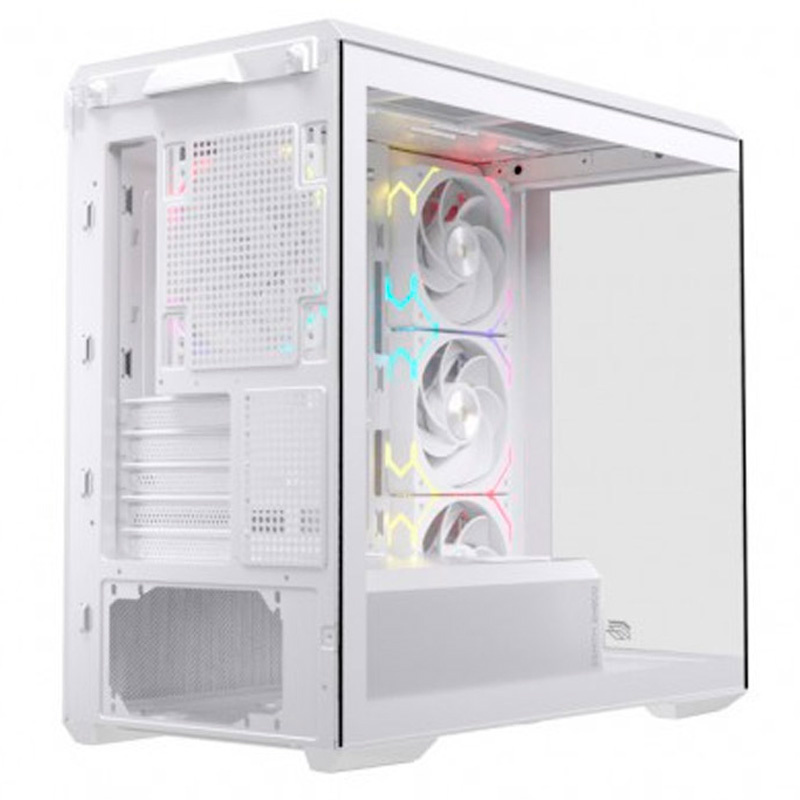 Caja/Torre Einarex Zenith ZM800 RGB Cristal Templado Blanca