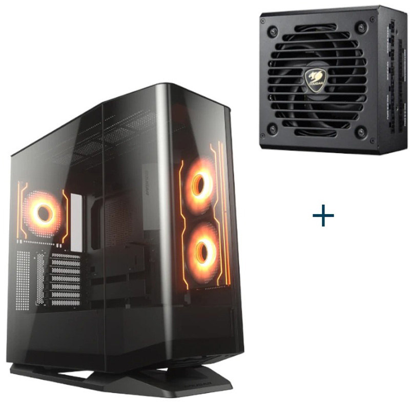 Pack  Cougar FV270 RGB Panoramica + Fuente Cougar GEX Pro 80 Plus Gold 850W Modular