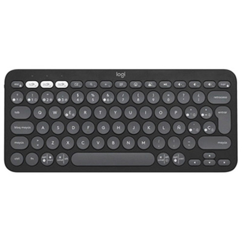 Teclado Logitech Pebble Keys 2 K380s Bluetooth Grafito