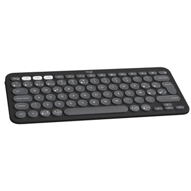 Teclado Logitech Pebble Keys 2 K380s Bluetooth Grafito