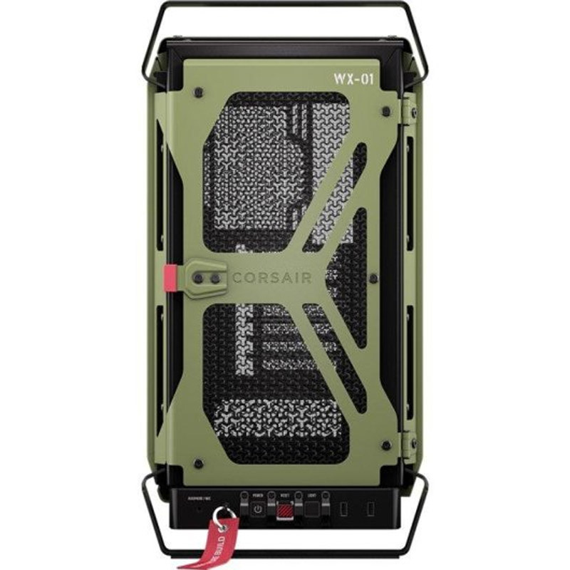 Caja/Torre Corsair WARTHOG Airflow Olive Drab / Verde