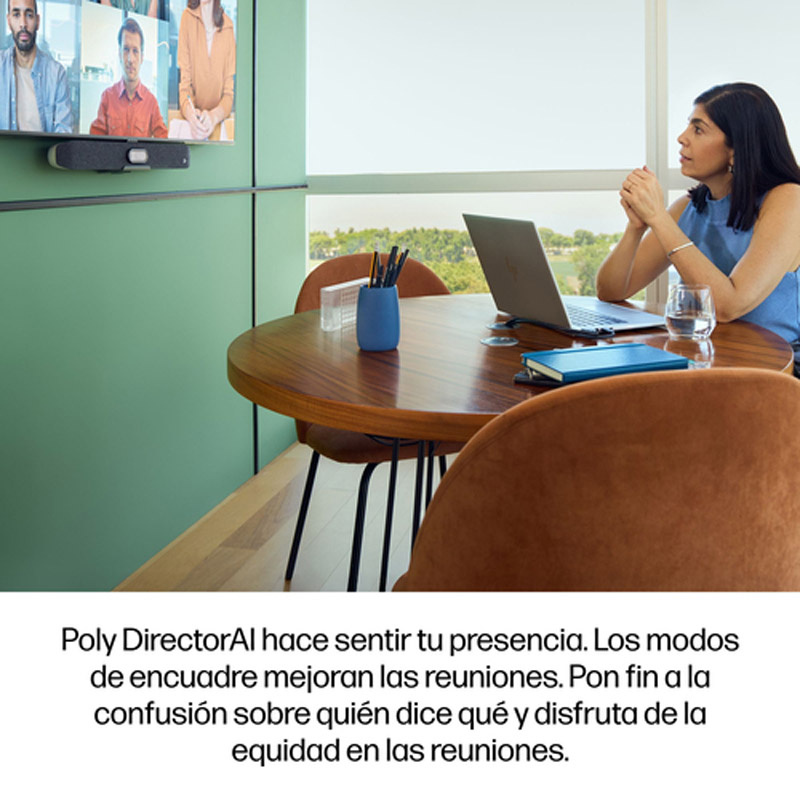 Webcam HP Poly Studio V12 Barra De Videoconferencia Blanco