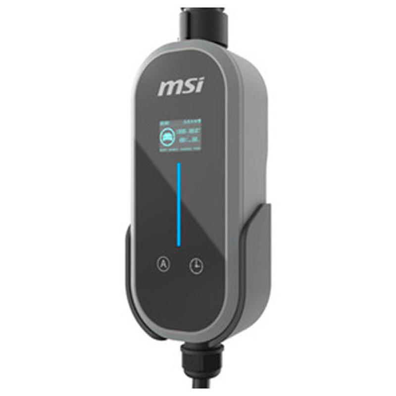 Cargador Coche MSI EVSE EZgo C806 7kW 32A Eléctrico Tipo 2 Cable 5m Gris
