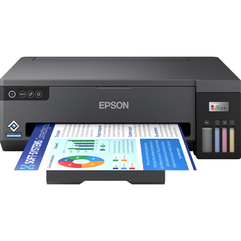 Impresora Fotográfica Epson EcoTank ET-14100 De Inyección De Tinta A3 Wi-Fi Depósitos Reutilizables Negra