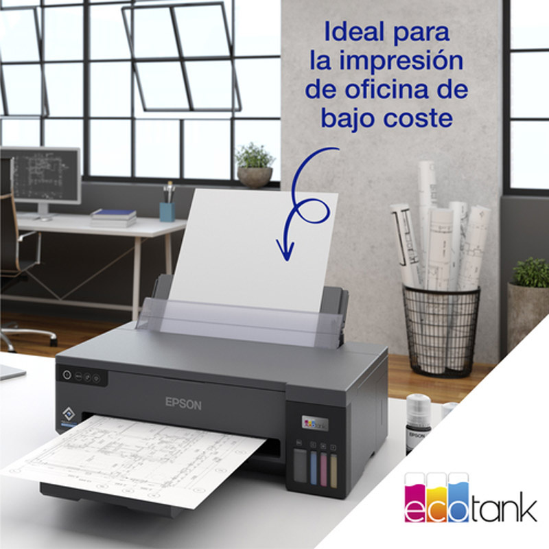 Impresora Fotográfica Epson EcoTank ET-14100 De Inyección De Tinta A3 Wi-Fi Depósitos Reutilizables Negra