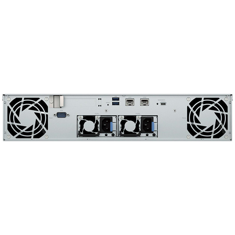 NAS Synology RackStation RS1226RP+ 2U 8 Bahías AMD Ryzen V1500B 4GB DDR4 ECC Fuente Redundante