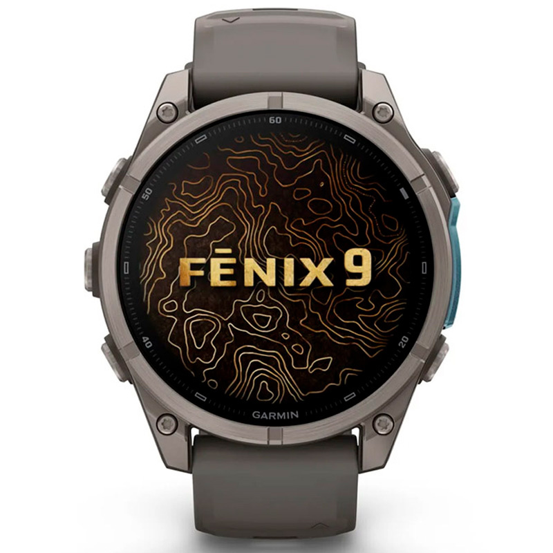 Smartwatch Garmin fenix 9 47mm AMOLED Titanio Zafiro Wi-Fi Gris / Titanio