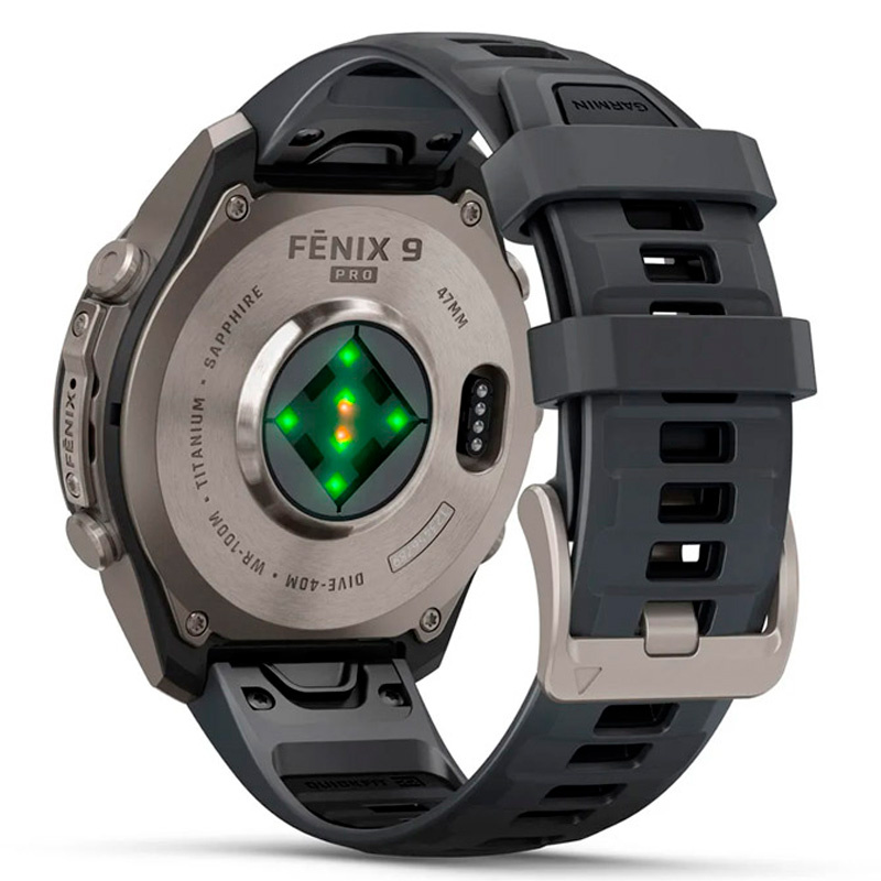 Smartwatch Garmin fenix 9 Pro 47mm AMOLED Titanio Zafiro Gris