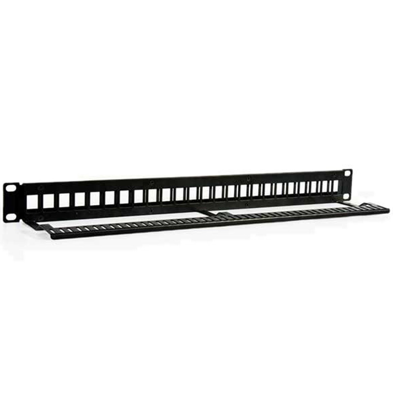 Accesorio 2LAN Patch Panel ARAP19C24VAC 19 pulgadas 1U 24 Puertos UTP Negro