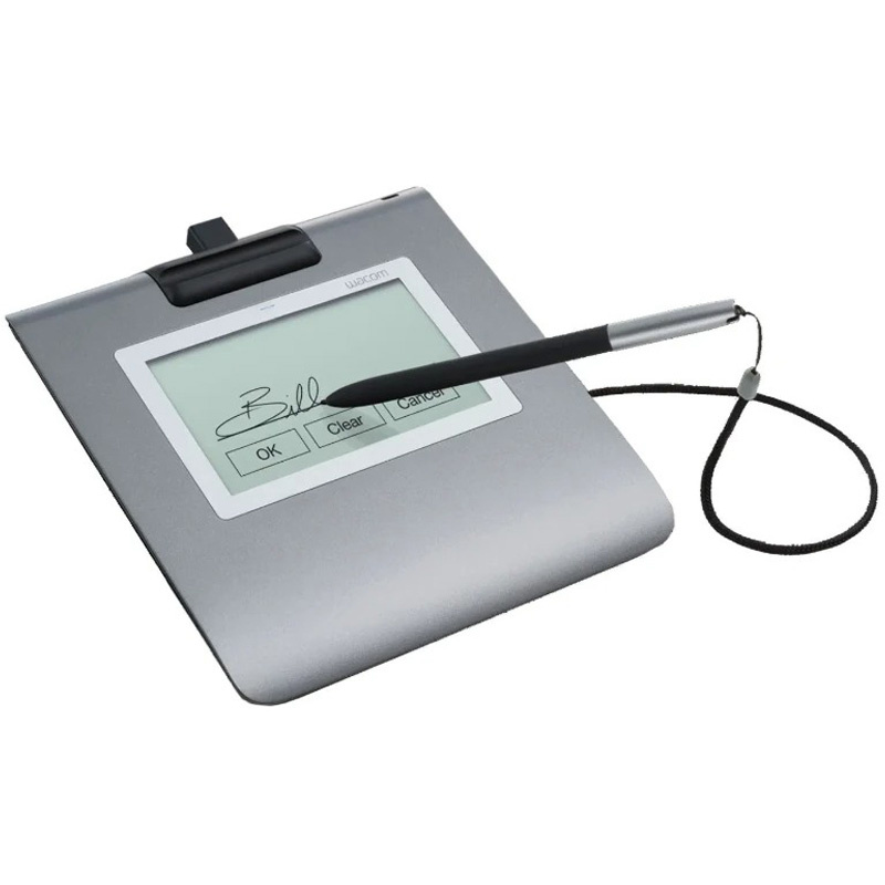 Tableta Digital Wacom STU-430 De Firmas 4.5 pulgadas Lápiz Inalámbrico USB Negro
