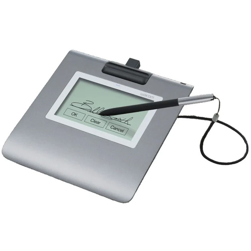 Tableta Digital Wacom STU-430 De Firmas 4.5 pulgadas Lápiz Inalámbrico USB Negro