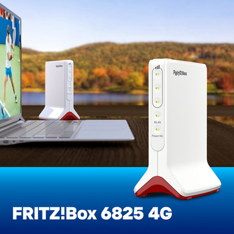 Router  FRITZ! Box 6825 4G International Wi-Fi 6 Blanco