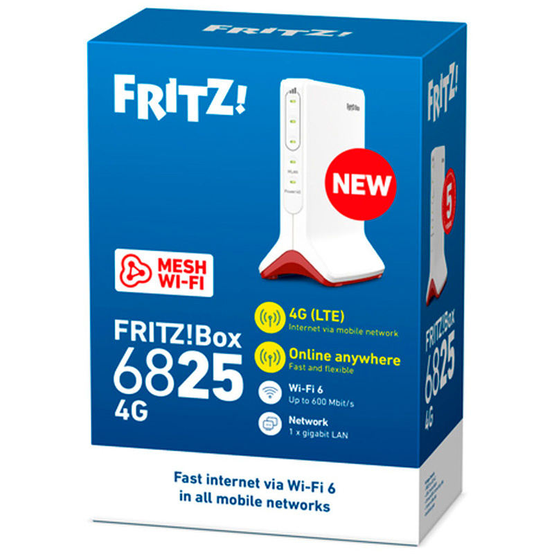 Router  FRITZ! Box 6825 4G International Wi-Fi 6 Blanco