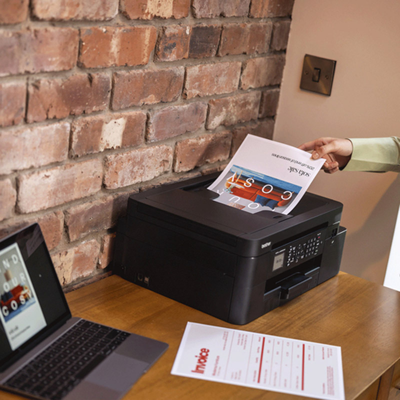 Impresora Multifunción Brother MFC-J4350DW Tinta Color Dúplex Wi-Fi Blanco