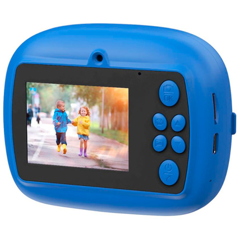 Cámara Digital Celly KIDSCAMPRINTBL Fotos Imprimible Para Niños Azul