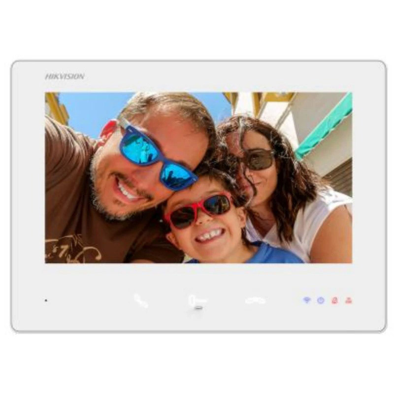Accesorio Hikvision DS-KH7300EY-WTE2-White Monitor Interior Videoportero De 2 Hilos IP 7 pulgadas Wi-Fi Blanco
