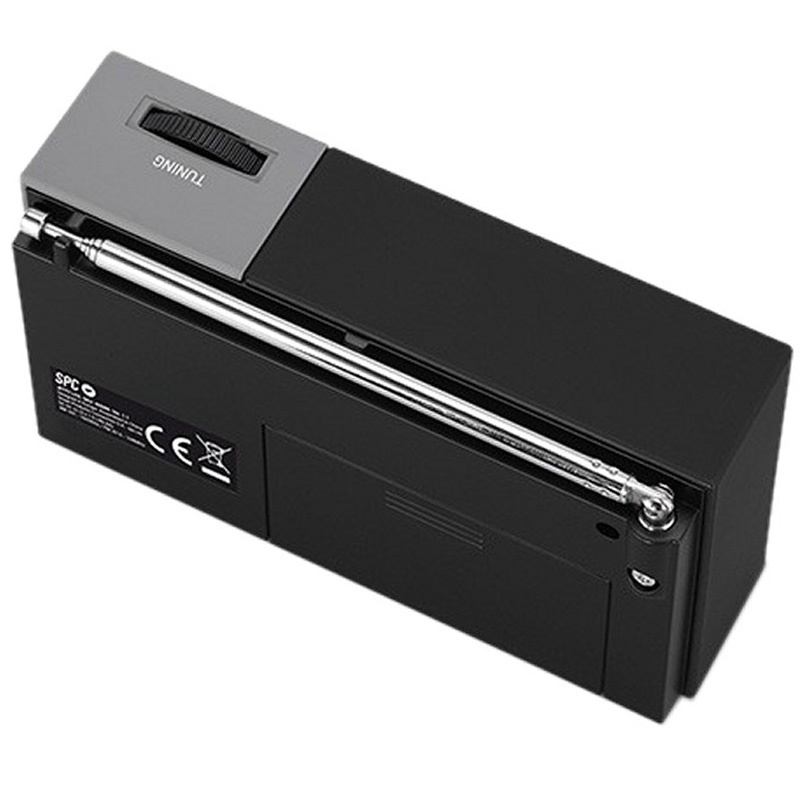 Radio SPC Jetty Lite AM/FM Analógica Gris