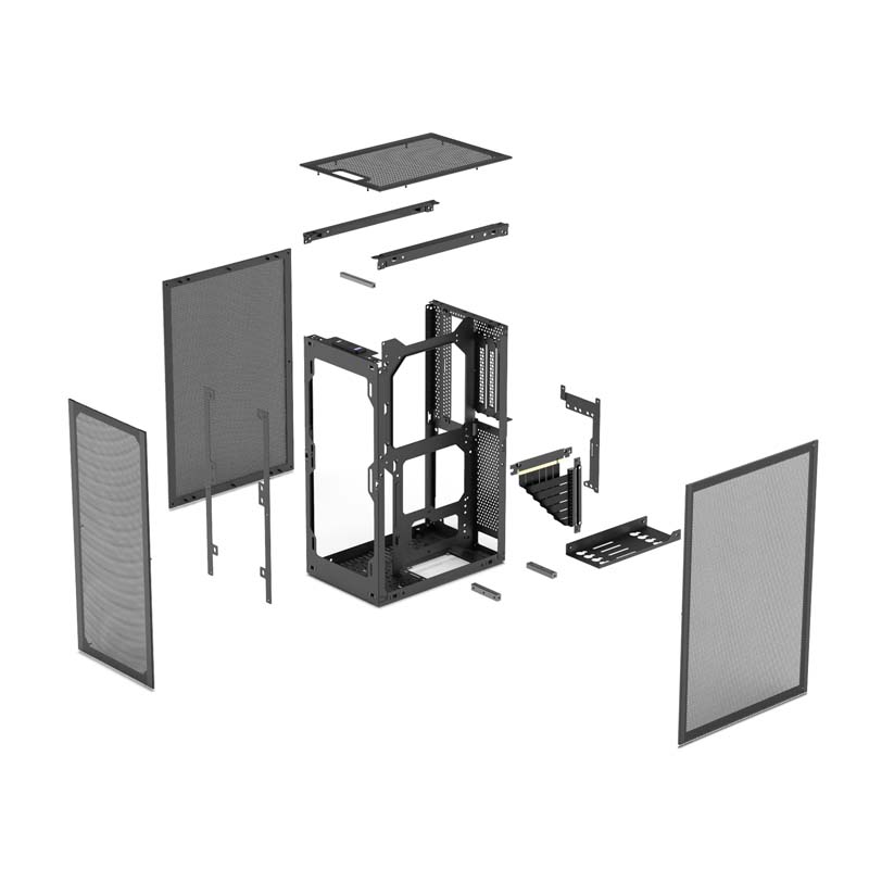 Ssupd Meshlicious Cristal Templado Negro - Caja/Torre