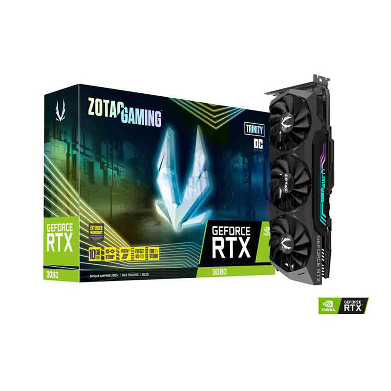 Zotac Gaming GeForce RTX 3080 Trinity OC LHR 10GB GDDR6X - Tarjeta Gráfica