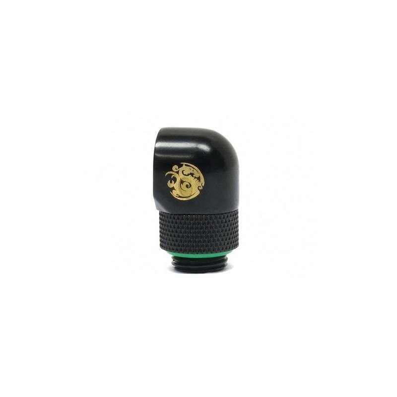 Adaptador G1/4 pulgadas - Bitspower 90º Rotable "Matt Black"