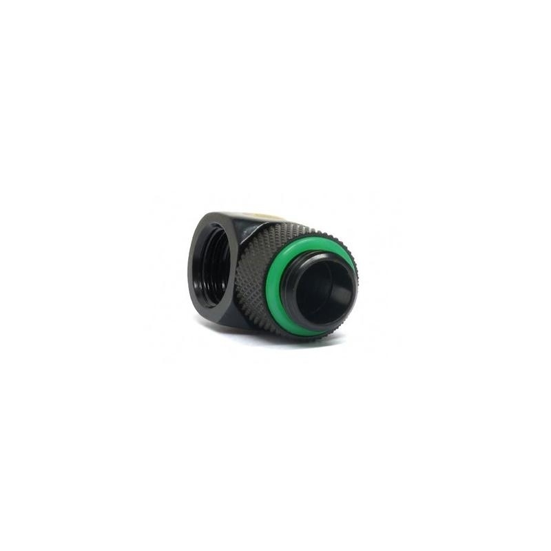 Adaptador G1/4 pulgadas - Bitspower 90º Rotable "Matt Black"