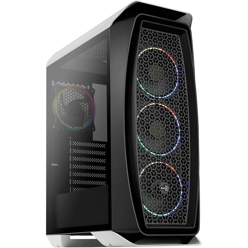 Aerocool Aero One Eclipse ARGB Cristal Templado / Blanco - Caja/Torre