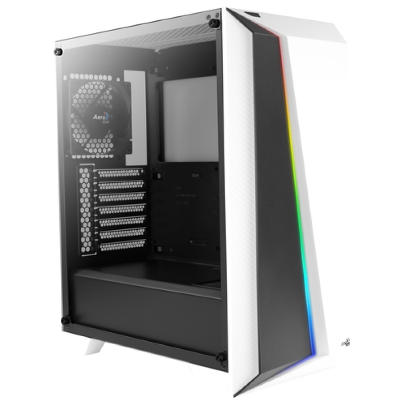 Caja/Torre Aerocool Cylon Pro Cristal Templado Blanco