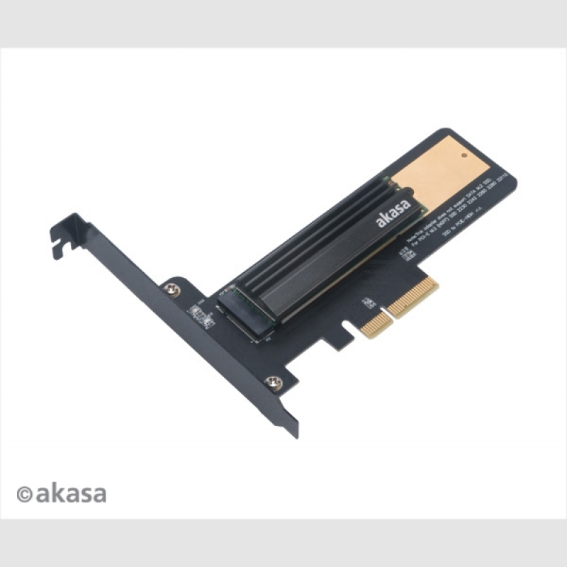 Akasa M.2 PCIe 3.0 x4 NVMe a PCIe x4 - Adaptador M.2