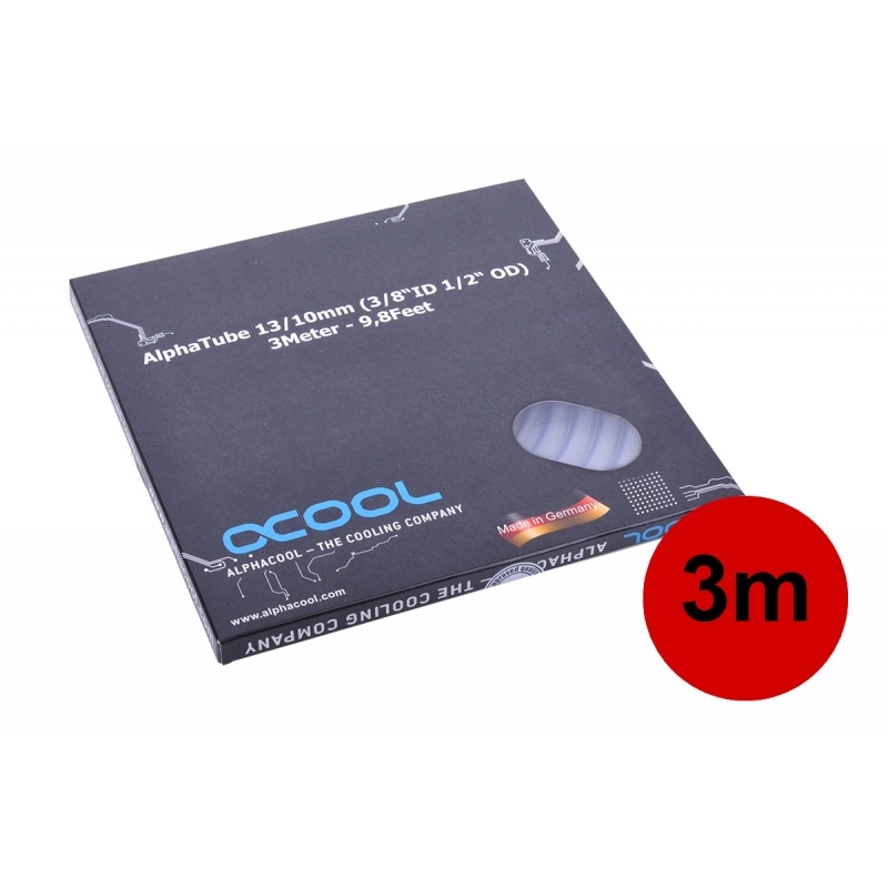 Alphacool AlphaTube HF 13/10 3m Transparente - Tubo