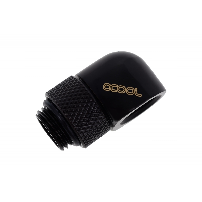 Alphacool Eiszapfen L Rotatable G1/4 Negro - Adaptador