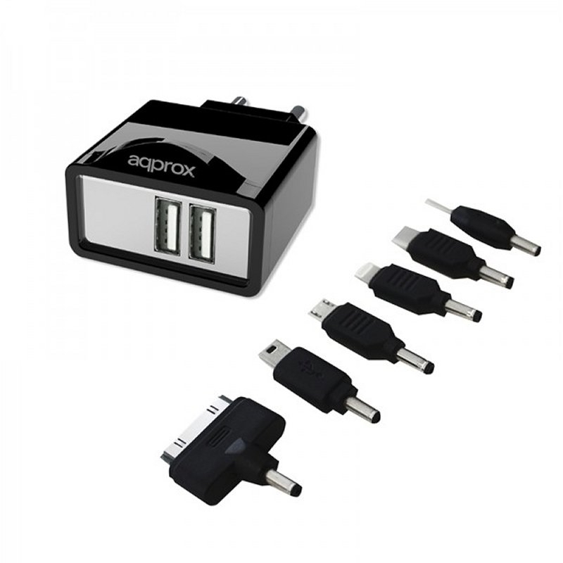 Cargador Approx 2 USB 2.1