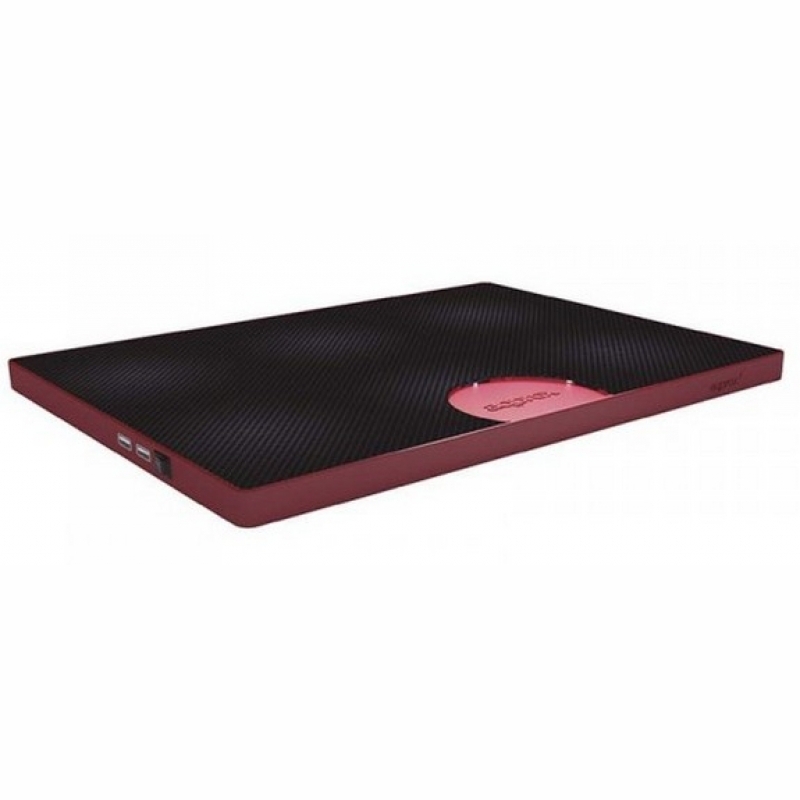 Disipador Portátil Approx APPNBC05R 2Ventiladores/3Leds/2USBs Rojo