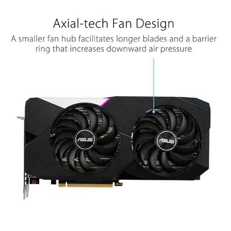 Asus DUAL GeForce RTX 3060 Ti OC LHR V2 8GB GDDR6 - Tarjeta Gráfica