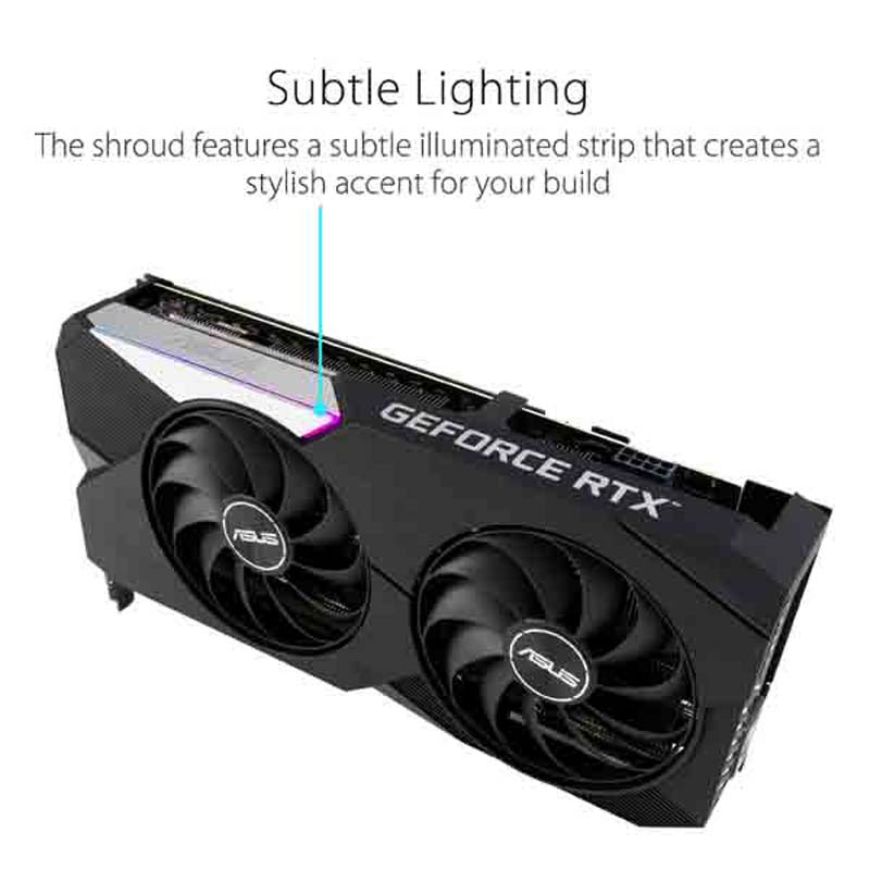 Asus DUAL GeForce RTX 3060 Ti OC LHR V2 8GB GDDR6 - Tarjeta Gráfica
