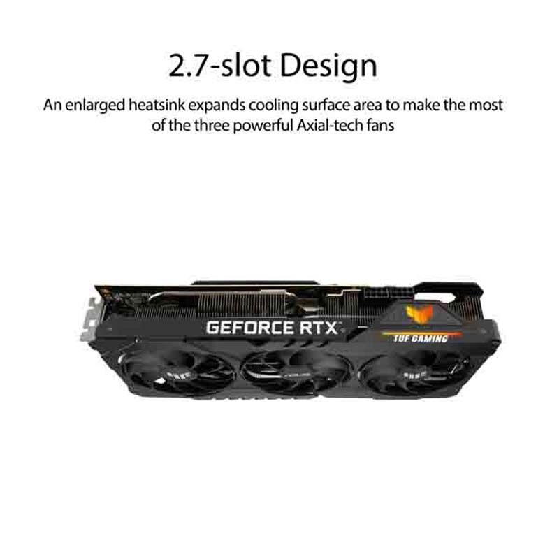 Asus TUF GeForce RTX 3080 OC LHR V2 GAMING 10GB GDDR6X - Tarjeta Gráfica