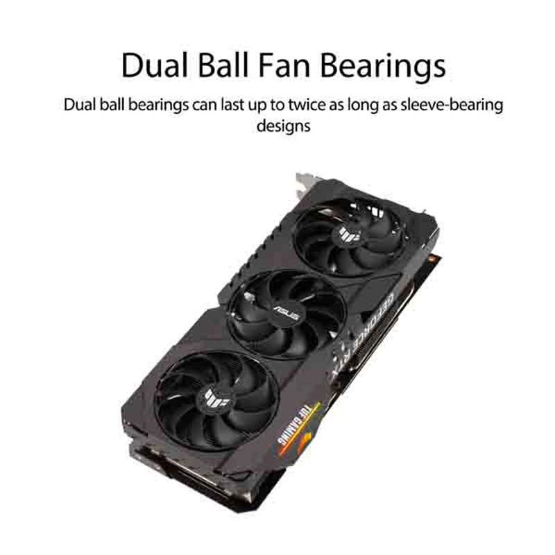 Asus TUF GeForce RTX 3080 OC LHR V2 GAMING 10GB GDDR6X - Tarjeta Gráfica