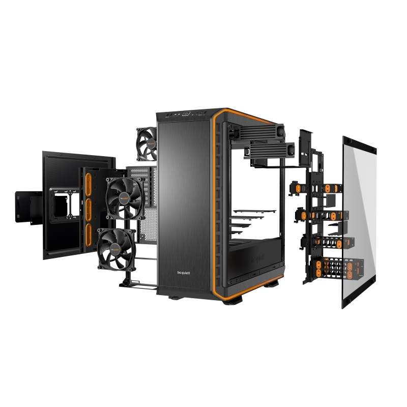be quiet! Dark Base Pro 900 Rev.2 Cristal Templado / Naranja - Caja/Torre