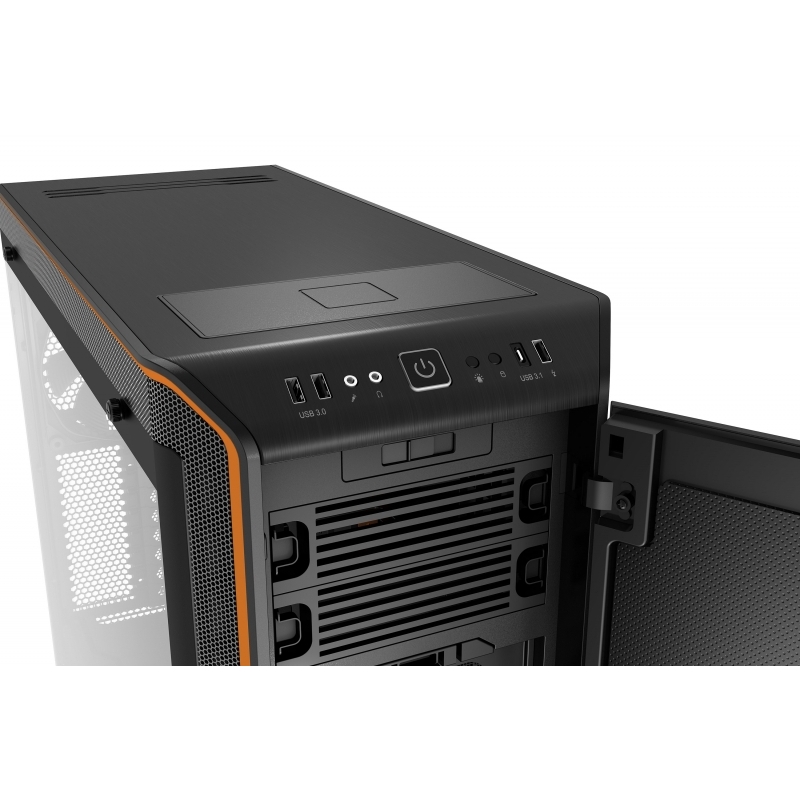 be quiet! Dark Base Pro 900 Rev.2 Cristal Templado / Naranja - Caja/Torre