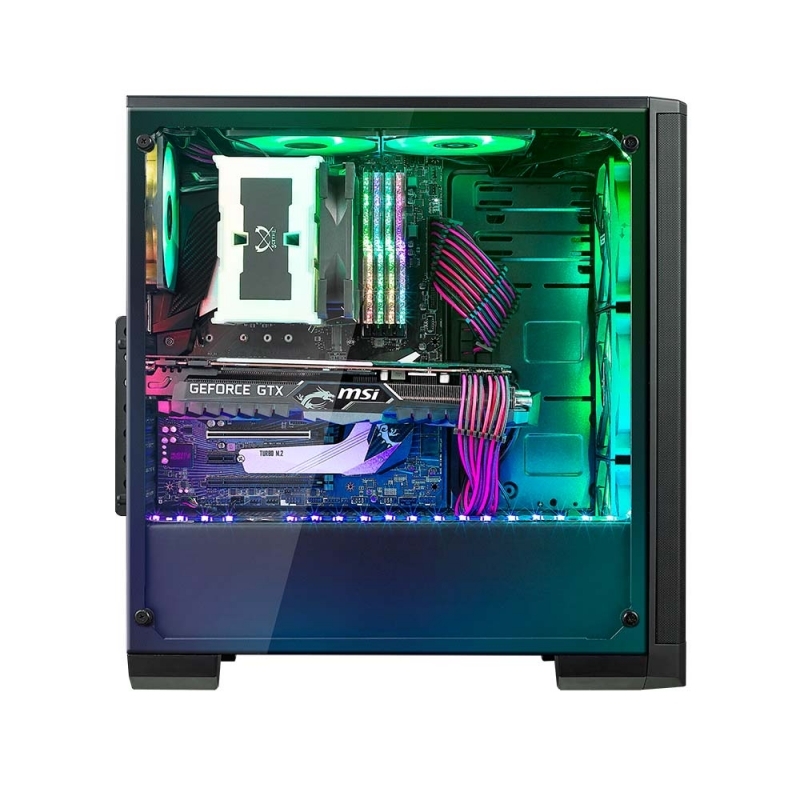 BitFenix Nova Mesh TG Cristal Templado / Negro - Caja/Torre
