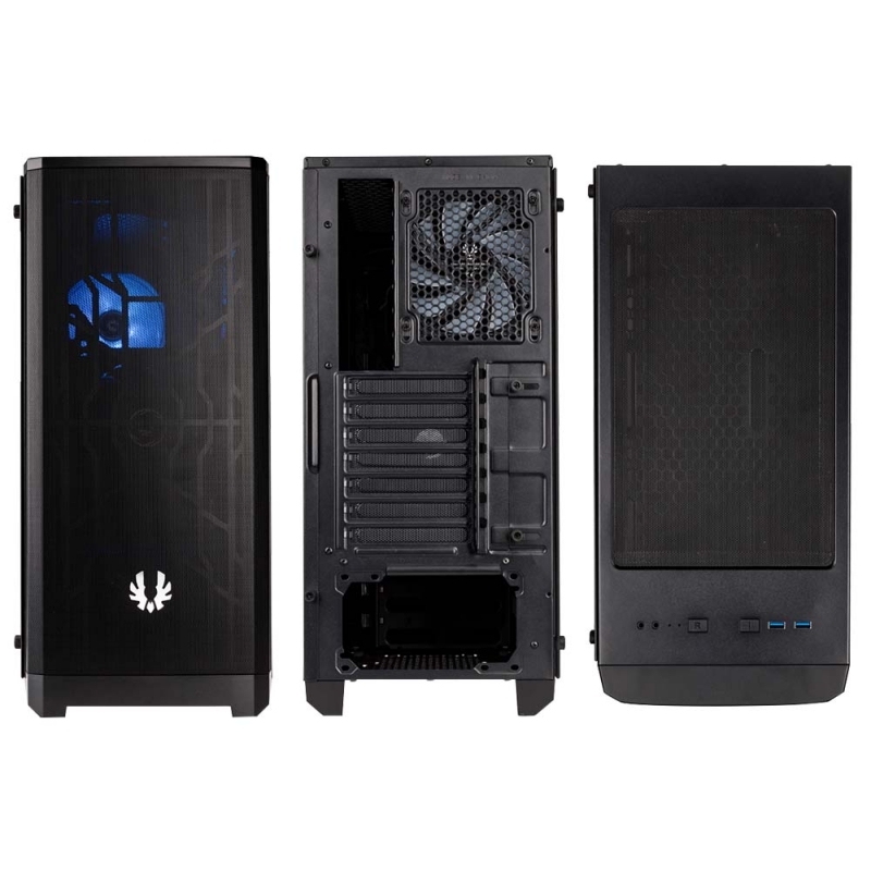 BitFenix Nova Mesh TG Cristal Templado / Negro - Caja/Torre