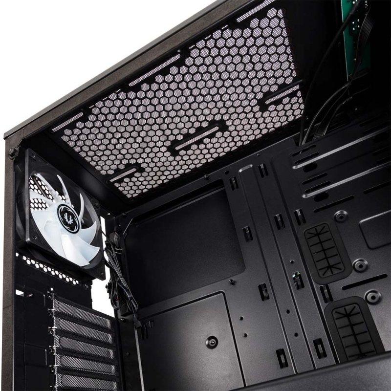 BitFenix Nova Mesh TG Cristal Templado / Negro - Caja/Torre