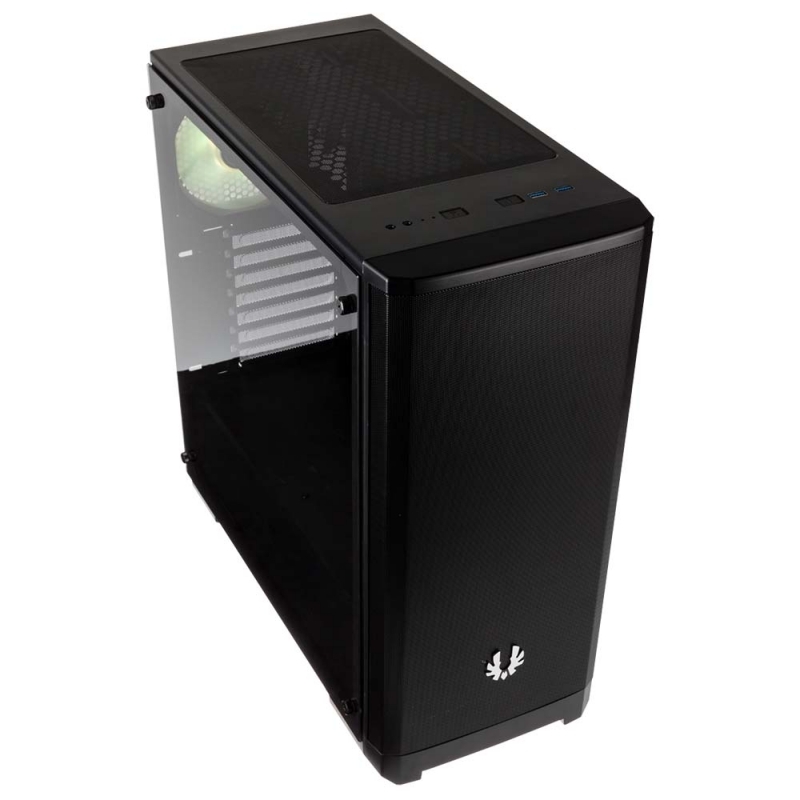 BitFenix Nova Mesh TG Cristal Templado / Negro - Caja/Torre