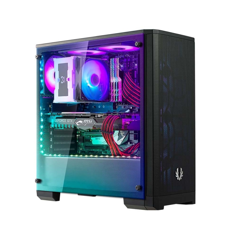 BitFenix Nova Mesh TG Cristal Templado / Negro - Caja/Torre