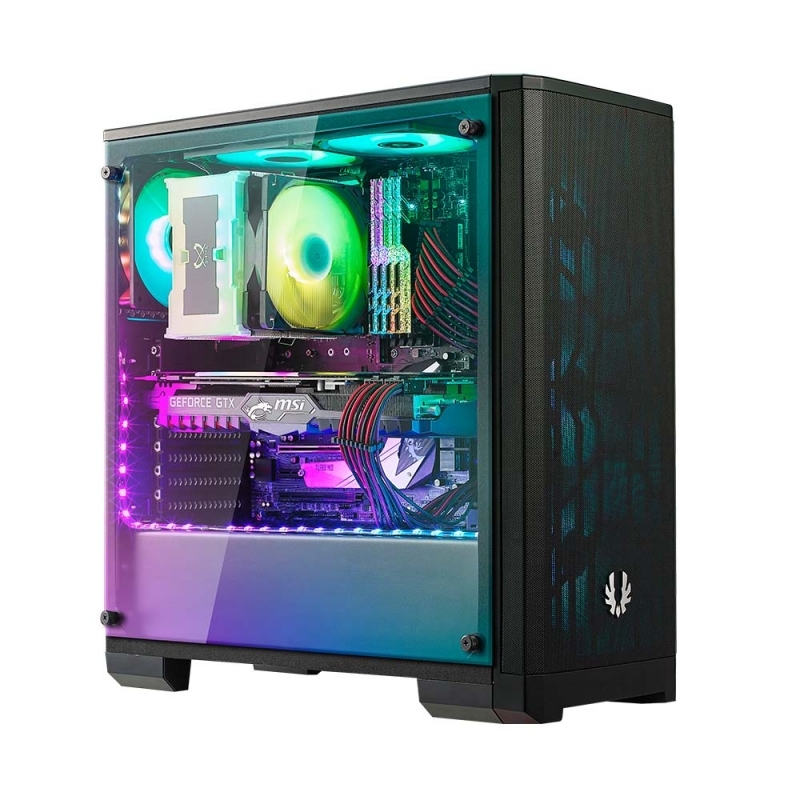 BitFenix Nova Mesh TG Cristal Templado / Negro - Caja/Torre