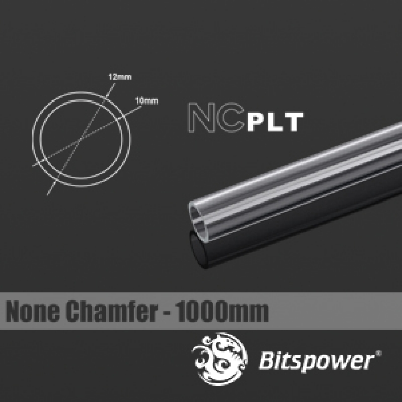 Bitspower 12/10mm 100cm Transparente - Tubo